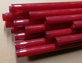 Glostertube Coloured Glass Ruby