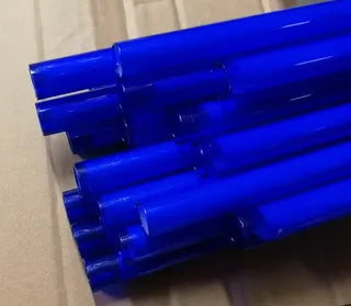 Glostertube Coloured Glass Blue