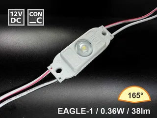 Letro LED eagle 1 red 12v 0.36w